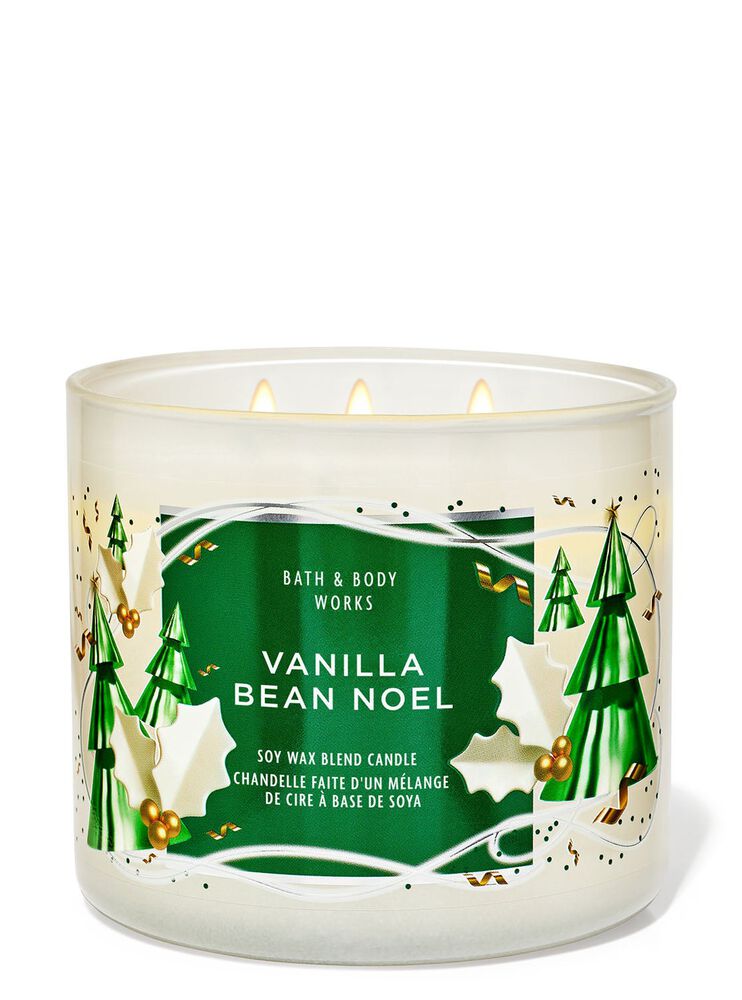Nến 3 Bấc Vanilla Bean Noel 3-Wick Candle Nến 3 Bấc