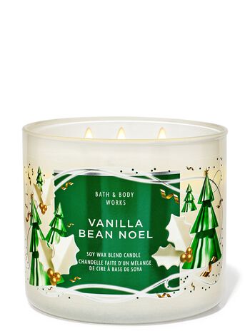 Nến 3 Bấc Vanilla Bean Noel 3-Wick Candle Nến 3 Bấc