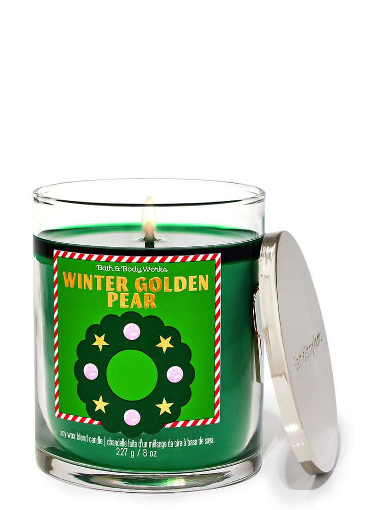 Winter Golden Pear Single Wick Candle Nến 1 Bấc