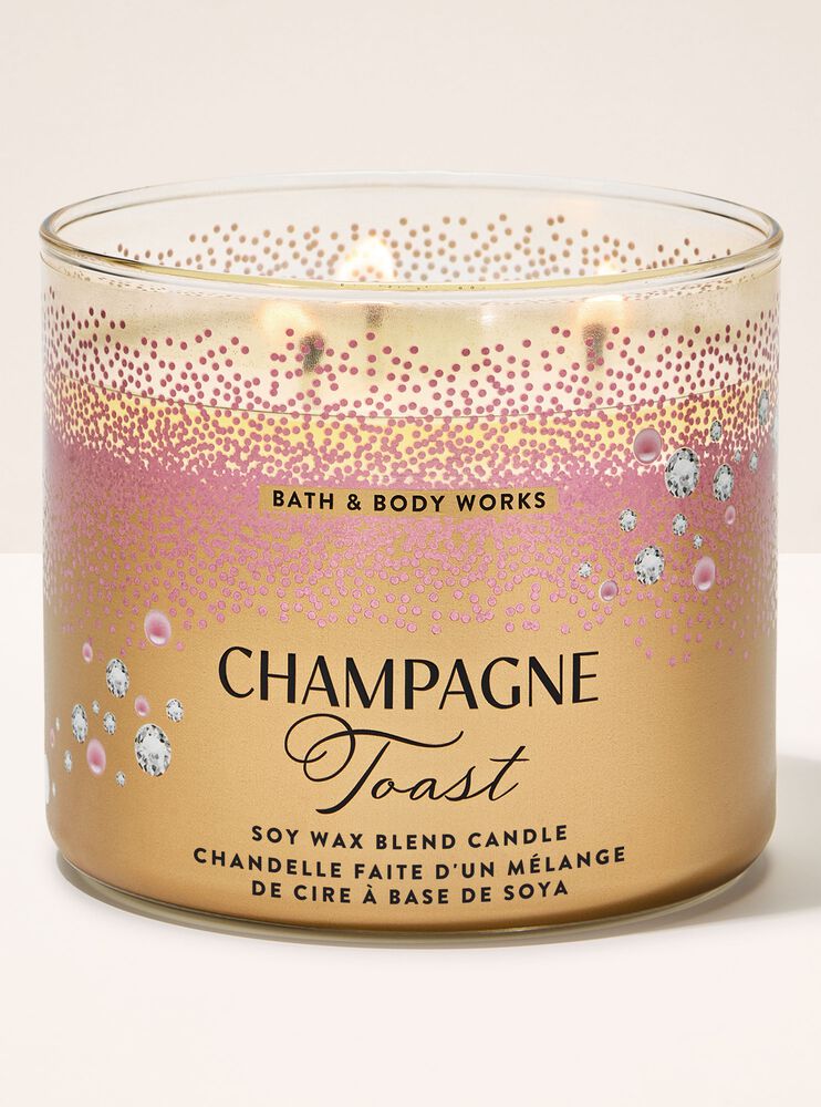Nến 3 Bấc Champagne Toast 3-Wick Candle 3-Wick Candle