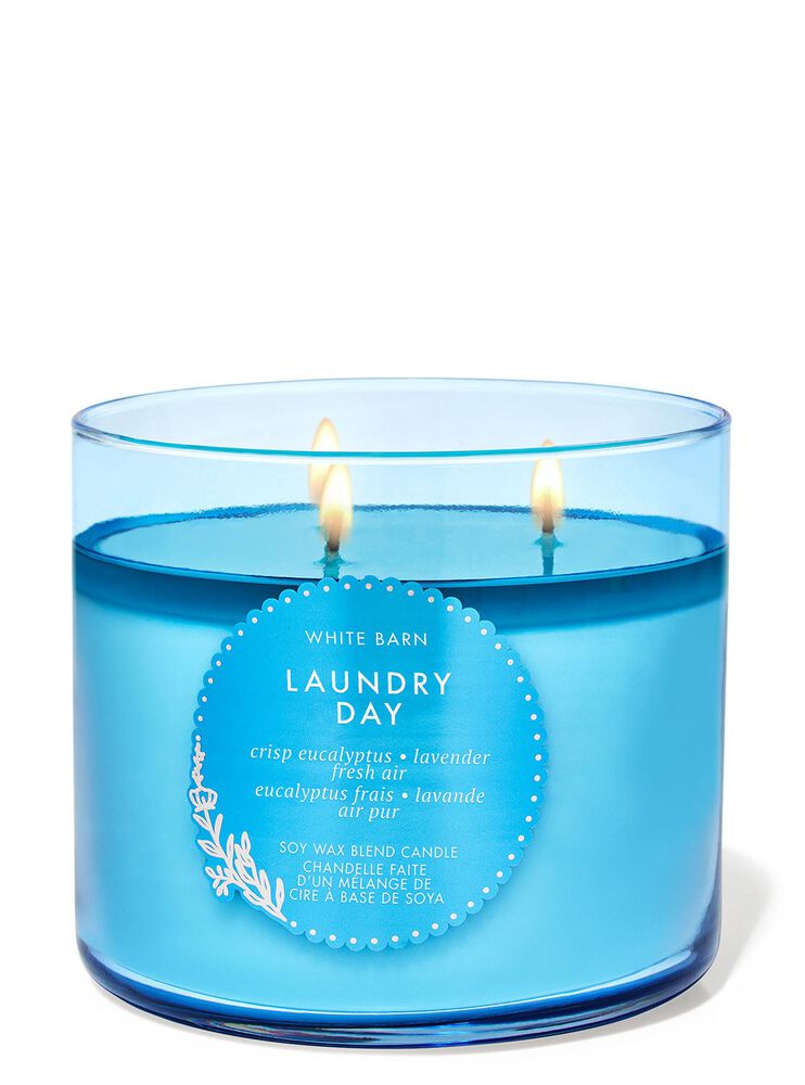 Laundry Day 3-Wick Candle Nến 3 tim