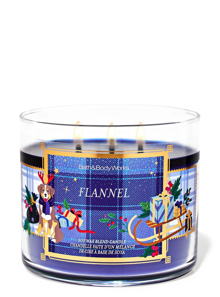 Flannel 3-Wick Candle 3-Wick Candle