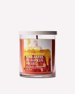 Nến 1 Bấc Caramel Pumpkin Swirl Single Wick Candle image number null
