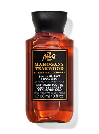 Mahogany Teakwood Travel Size Body Wash Sữa Tắm Mini Size