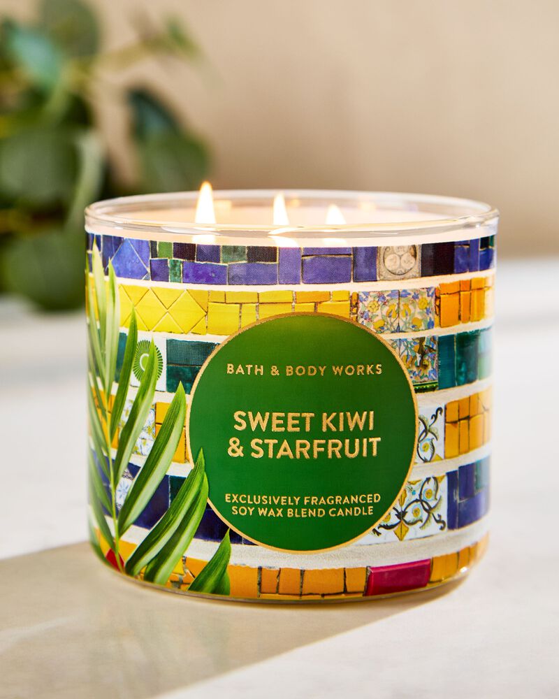 Nến 3 Bấc Sweet Kiwi & Starfruit 3-Wick Candle 3-Wick Candle