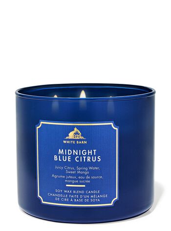 Midnight Blue Citrus 3-Wick Candle Nến 3 tim