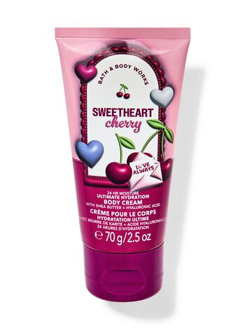 Sweetheart Cherry Travel Size Ultimate Hydration Body Cream Kem dưỡng thể cấp ẩm tối ưu mini Sweetheart Cherry Travel Size Ultimate Hydration Body Cream
