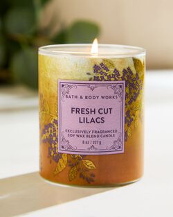 Nến 1 Bấc Fresh Cut Lilacs Single Wick Candle image number null