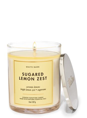 Nến 1 Bấc Sugared Lemon Zest Single Wick Candle Nến 1 Bấc