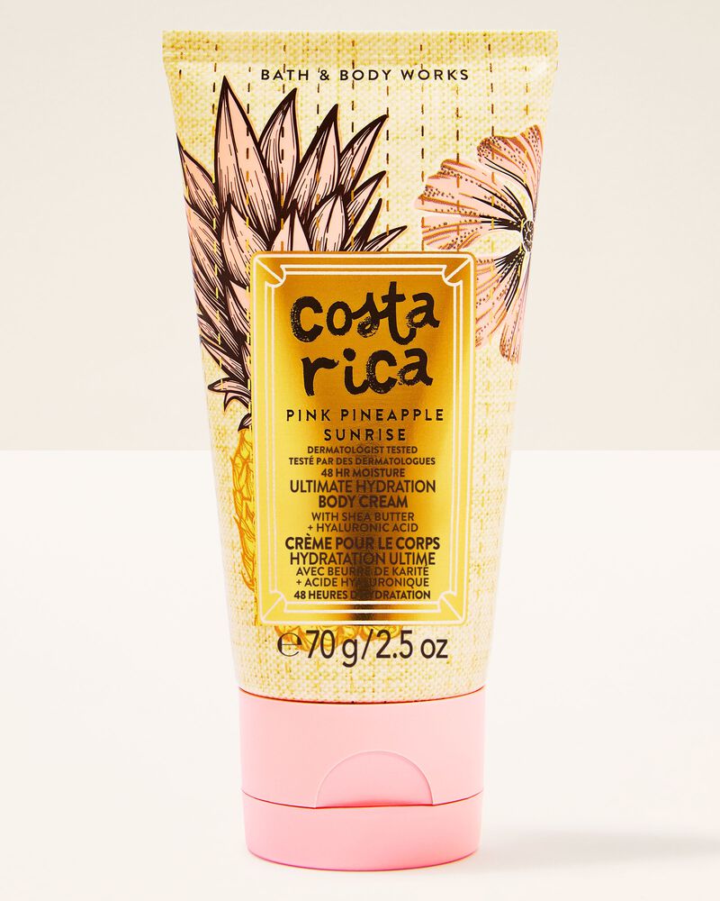 Kem Dưỡng Thể Mini Size Pink Pineapple Sunrise Travel Size Ultimate Hydration Body Cream Travel Size Ultimate Hydration Body Cream