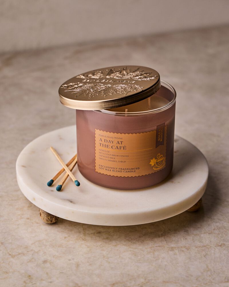 Nến 3 Bấc A Day At The Cafe 3-Wick Candle 3-Wick Candle