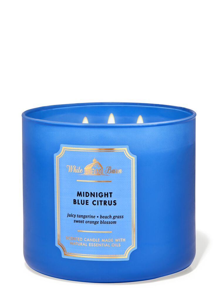 Nến 3 Bấc Midnight Blue Citrus 3-Wick Candle Nến 3 Bấc