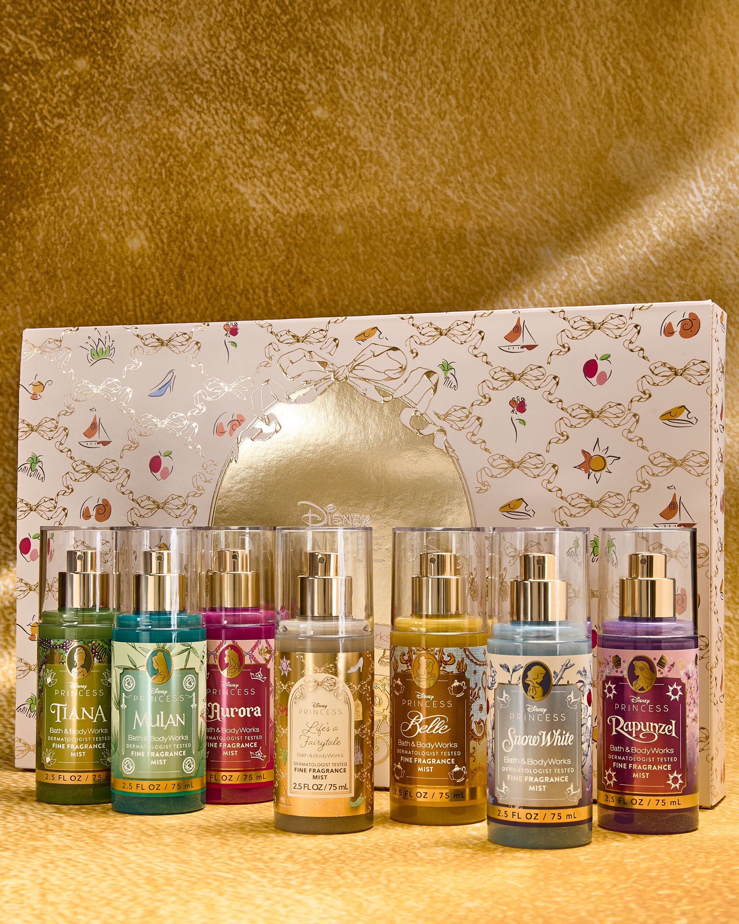 Shop Bộ Quà Tặng Disney Princess 7-piece Mini Fine Fragrance Mist