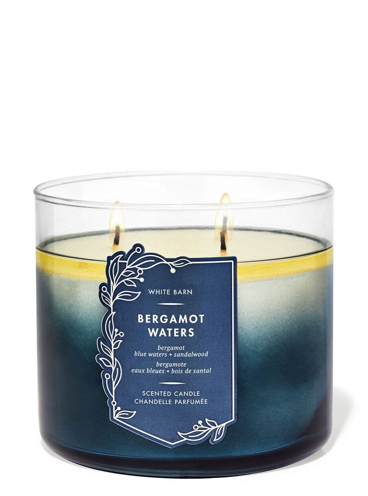 Nến 3 Bấc Bergamot Waters 3-Wick Candle Nến 3 Bấc