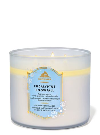 Nến 3 Bấc Eucalyptus Snowfall 3-Wick Candle Nến 3 Bấc