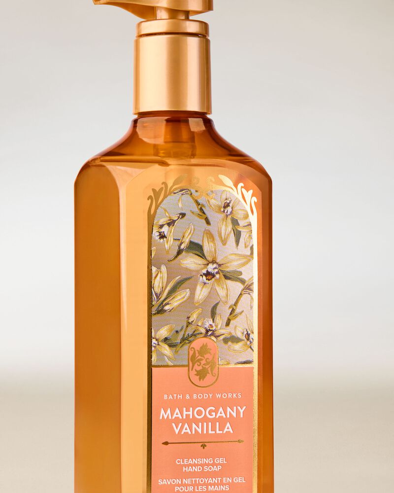 Nước Rửa Tay Dạng Gel Mahogany Vanilla Cleansing Gel Hand Soap Cleansing Gel Hand Soap