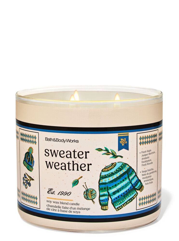 Sweater Weather 3-Wick Candle Nến 3 Bấc