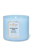 Nến 3 Bấc Sun-Drenched Linen 3-Wick Candle image number null