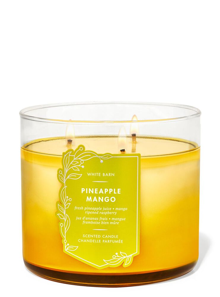 Nến 3 Bấc Pineapple Mango 3-Wick Candle Nến 3 Bấc