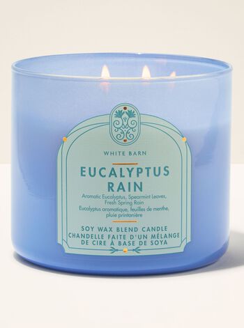 Nến 3 Bấc Eucalyptus Rain 3-Wick Candle 3-Wick Candle