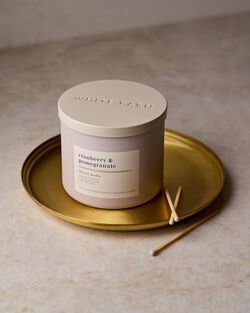 Nến 3 Bấc Cranberry & Pomegranate 3-Wick Candle image number null