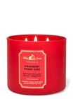 Nến 3 Bấc Strawberry Pound Cake 3-Wick Candle image number null