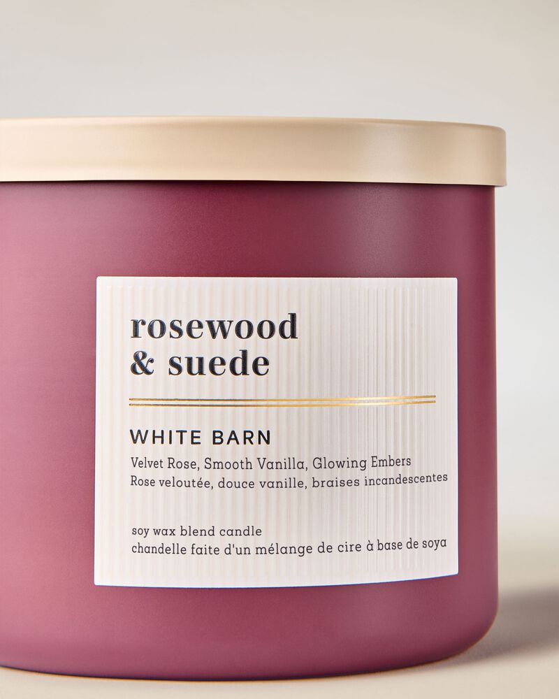 Rosewood & Suede 3-Wick Candle 3-Wick Candle