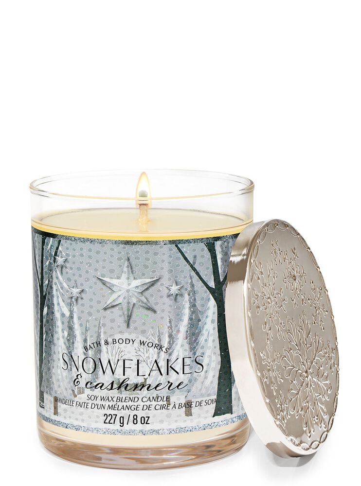 Snowflakes & Cashmere Single Wick Candle Single Wick Candle