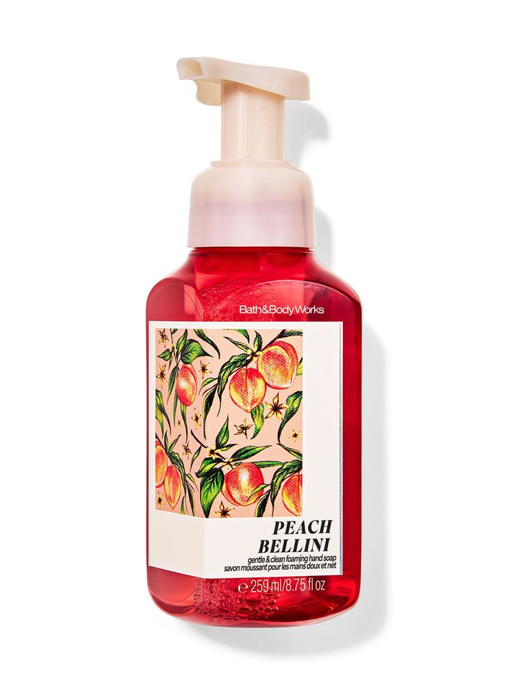 Nước Rửa Tay Tạo Bọt L&agrave;m Sạch & Dịu Nhẹ Peach Bellini Gentle & Clean Foaming Hand Soap Nước Rửa Tay Tạo Bọt