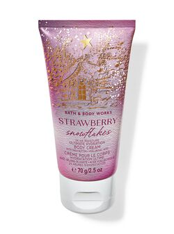 Kem Dưỡng Thể Mini Size Strawberry Snowflakes Travel Size Ultimate Hydration Body Cream