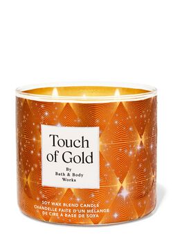 Nến 3 Bấc Touch of Gold 3-Wick Candle