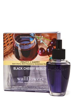 Tinh Dầu X&ocirc;ng Ph&ograve;ng (bộ 2 c&aacute;i) Black Cherry Merlot Wallflowers Fragrance Refills, 2-Pack
