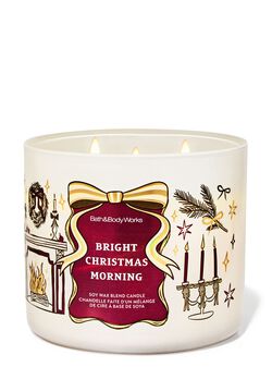 Nến 3 Bấc Bright Christmas Morning 3-Wick Candle image number null