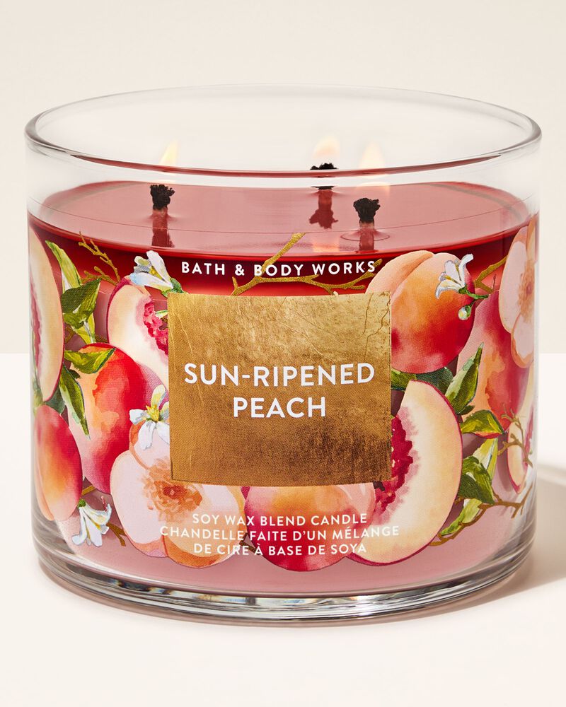 Nến 3 Bấc Sun-Ripened Peach 3-Wick Candle 3-Wick Candle