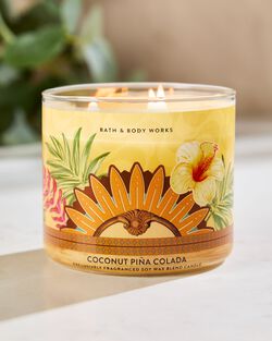 Nến 3 Bấc Coconut Pi&ntilde;a Colada 3-Wick Candle image number null