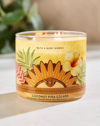 Nến 3 Bấc Coconut Pi&ntilde;a Colada 3-Wick Candle 3-Wick Candle