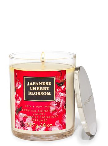 Nến 1 Bấc Japanese Cherry Blossom Single Wick Candle Nến 1 Bấc