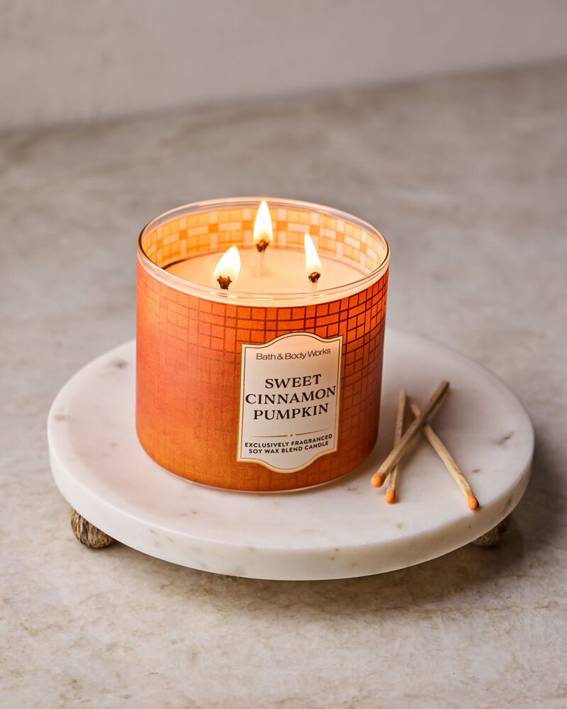 Nến 3 Bấc Sweet Cinnamon Pumpkin 3-Wick Candle 3-Wick Candle