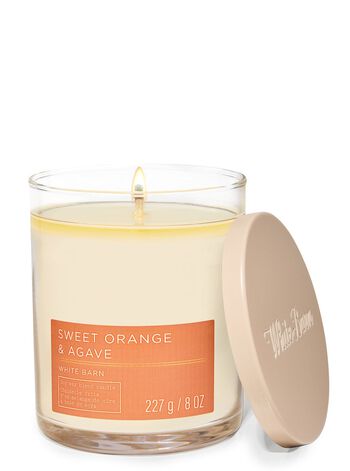 Sweet Orange & Agave Single Wick Candle Nến 1 tim Sweet Orange & Agave Single Wick Candle