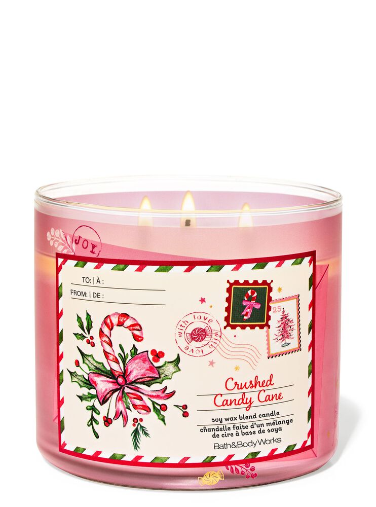 Crushed Candy Cane 3-Wick Candle 3-Wick Candle
