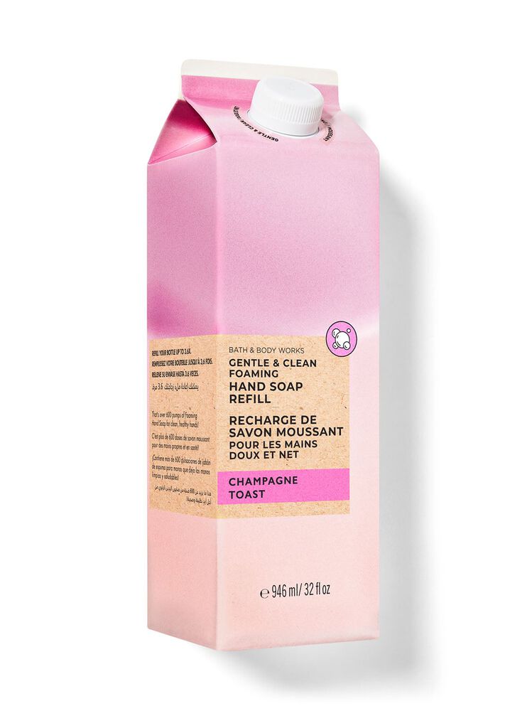 Champagne Toast Gentle & Clean Foaming Refill Lõi xà phòng tạo bọt nhẹ dịu & sạch