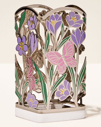 Đế Đựng Nước Rửa Tay Shimmery Butterflies & Flowers Soap Holder Soap Holder
