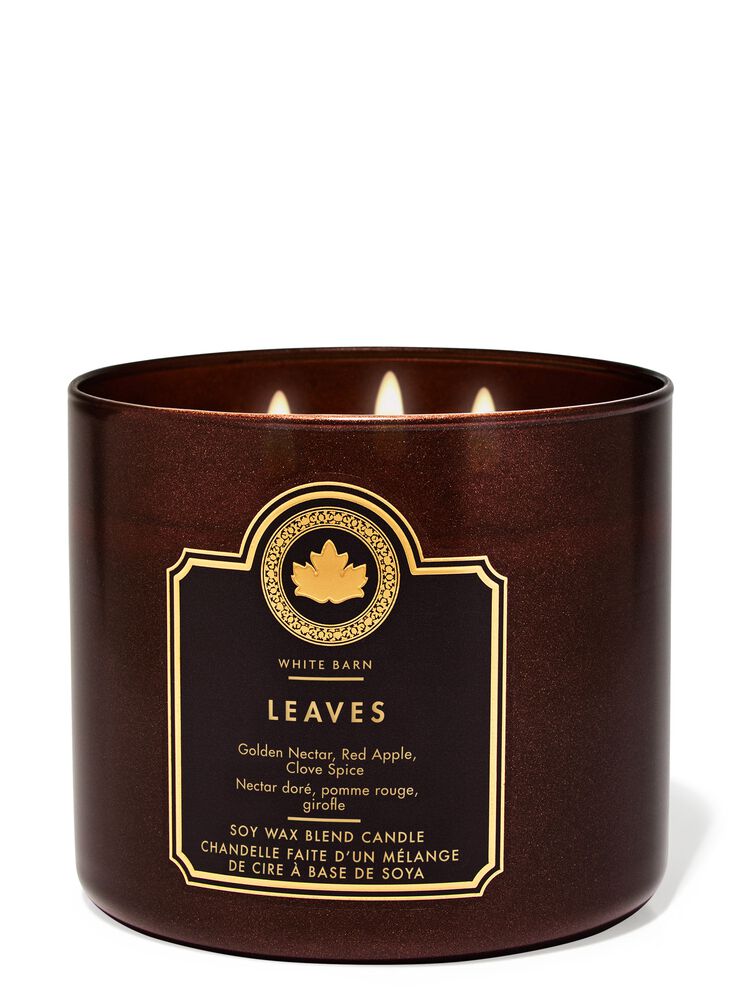 Nến 3 Bấc Leaves 3-Wick Candle Nến 3 Bấc