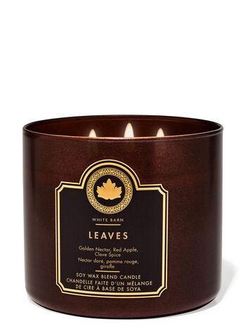 Nến 3 Bấc Leaves 3-Wick Candle Nến 3 Bấc