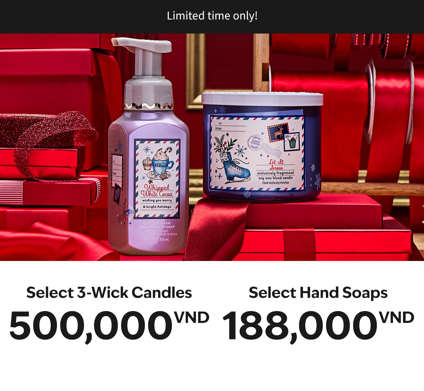 Select Fragrance Sale, Starts From VND188,000 | Bath & Body Works