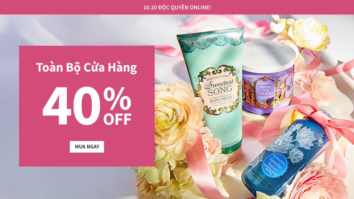 40% Off Select Items